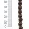 8mm x 8mm Round Pleated Metal Beads 8 Inch Strand